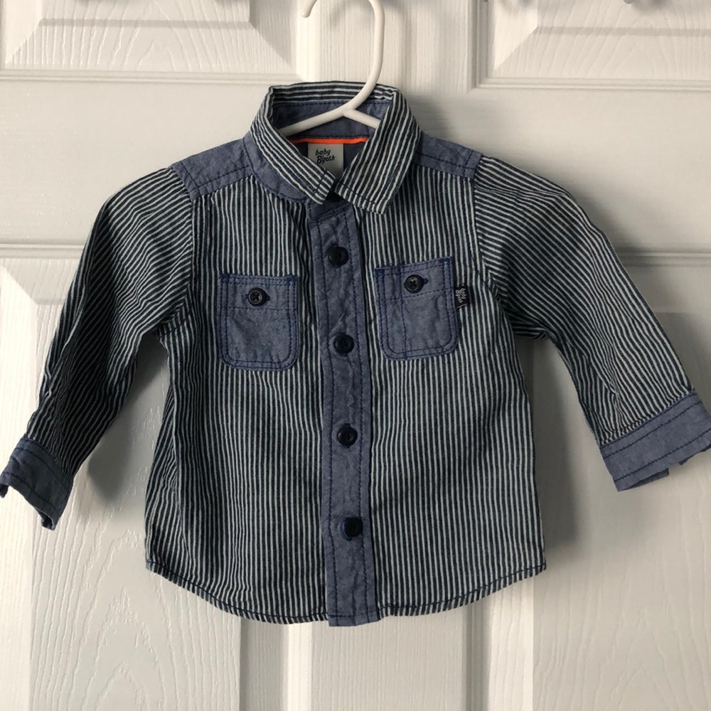 6m button down shirt